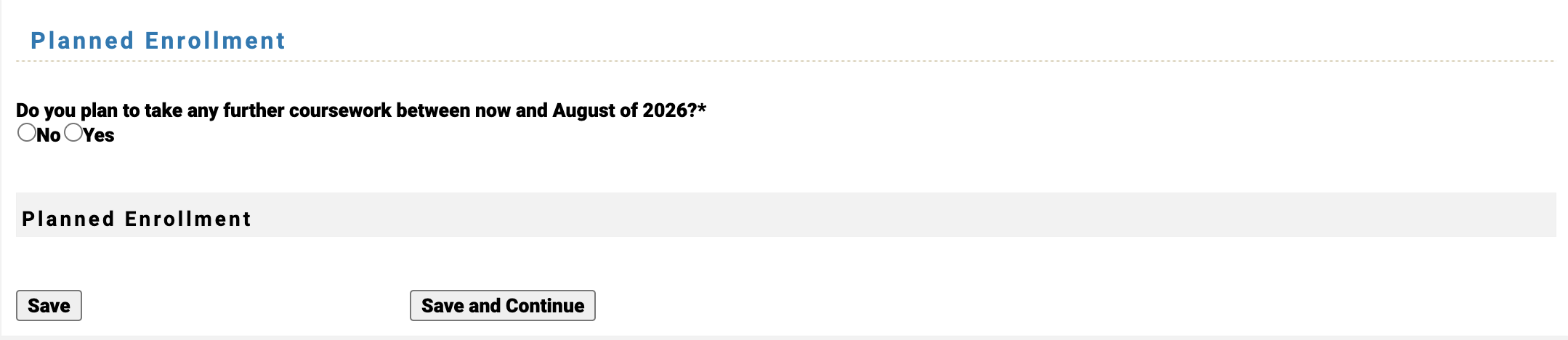 TMDSAS Application Guide - Planned Enrollment