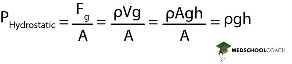 Fluids Hydrostatic Pressure MCAT Physics