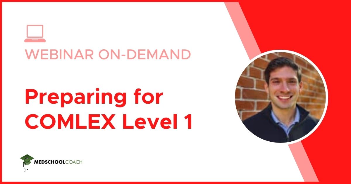 Preparing for COMLEX Level 1