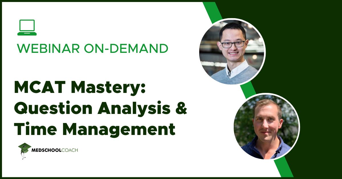 MCAT Mastery: Question Analysis & Time Management