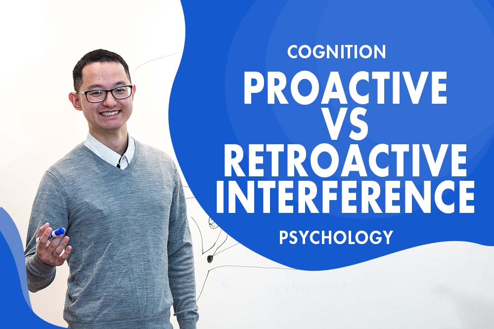 MCAT Psychology - Cognition - Proactive vs Retroactive Interference