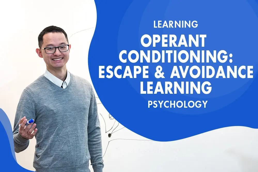 MCAT Psychology - Learning - Associative Learning - Operant Conditioning: Escape & Avoidance Learning