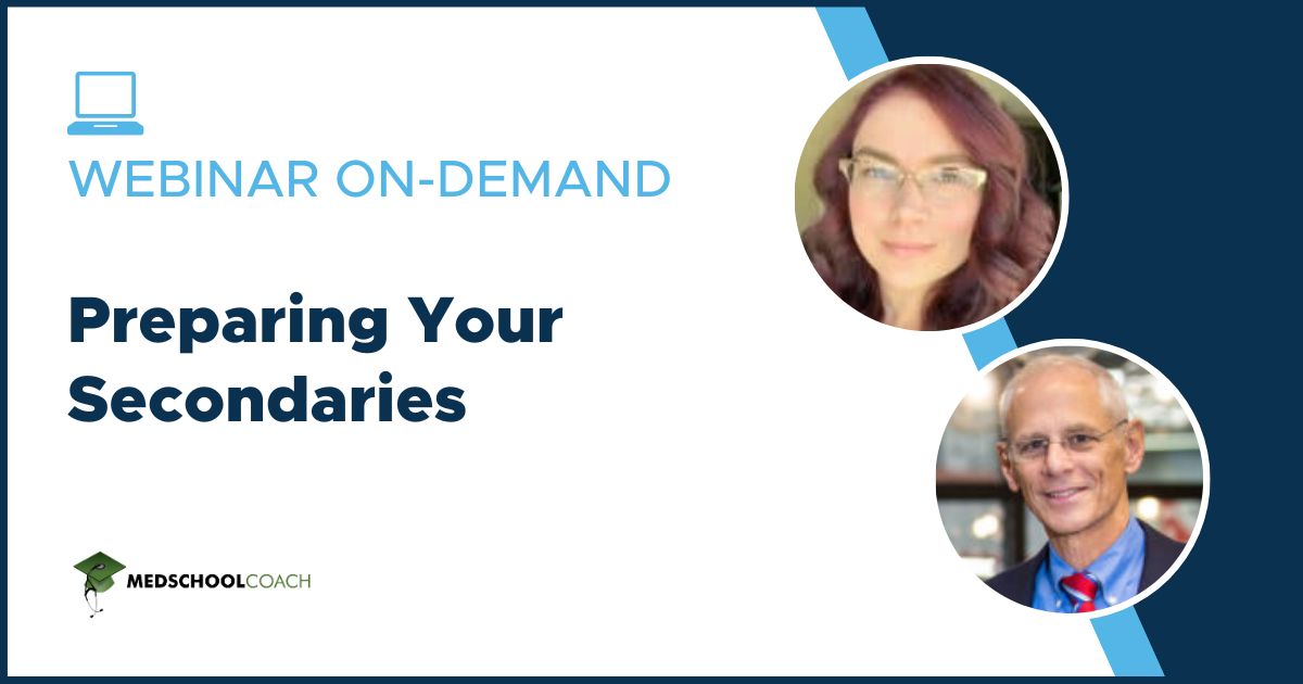 Preparing Your Secondaries