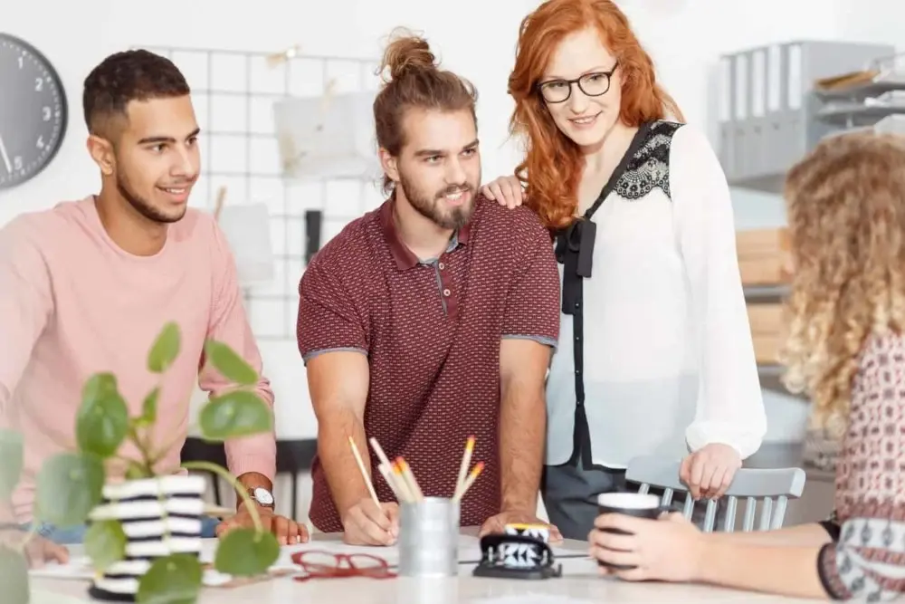 Medical Students working together