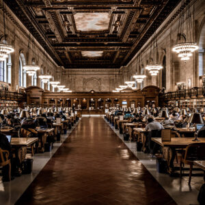 Pre-med students studying hard to be competitive applicants for MD-PhD Programs.